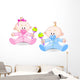 Sweet Twins Wall Decal Sticker Set Wall Decal