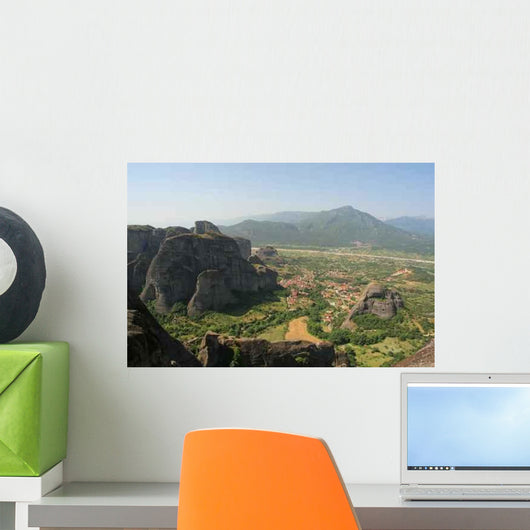 Meteora Greece Wall Decal Design 1