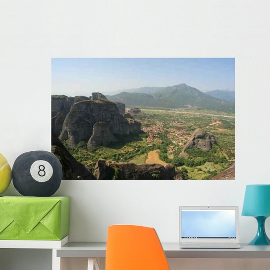 Meteora Greece Wall Decal Design 1