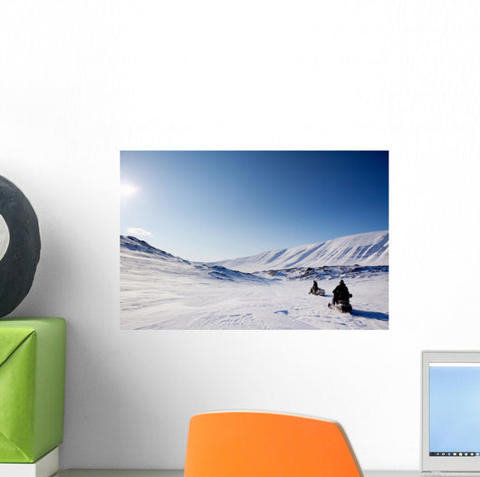 Northern Winter Landscape Wall Decal
