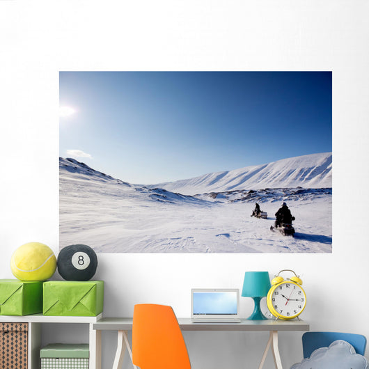 Northern Winter Landscape Wall Decal