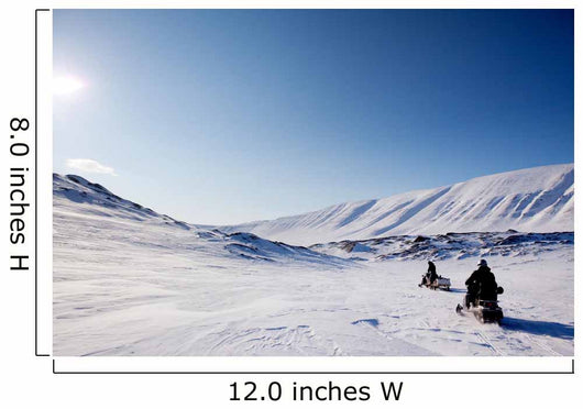 Northern Winter Landscape Wall Decal