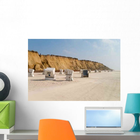 Rotes Kliff Camps Wall Decal