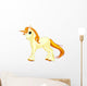 Standing Beautiful Cute Unicorn Wall Decal