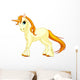 Standing Beautiful Cute Unicorn Wall Decal