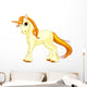 Standing Beautiful Cute Unicorn Wall Decal