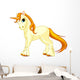 Standing Beautiful Cute Unicorn Wall Decal
