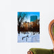 Boston Public Garden Winter Wall Decal