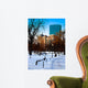 Boston Public Garden Winter Wall Decal