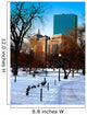 Boston Public Garden Winter Wall Decal