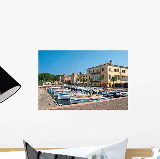 Bardolino Italien Hafen Wall Decal