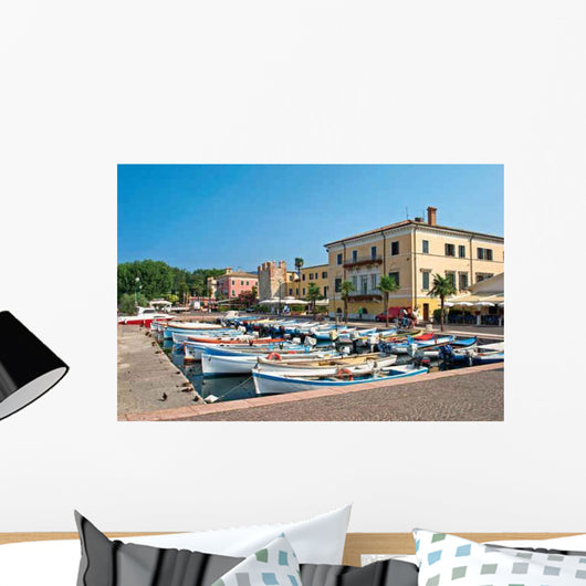 Bardolino Italien Hafen Wall Decal