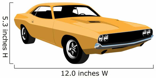 Muscle Car Wall Decal