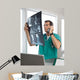 Doctor Phone Discussing Patient's Wall Decal