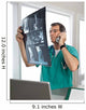 Doctor Phone Discussing Patient's Wall Decal