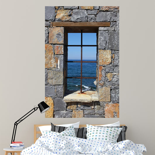 Window to Sea Wall Decal