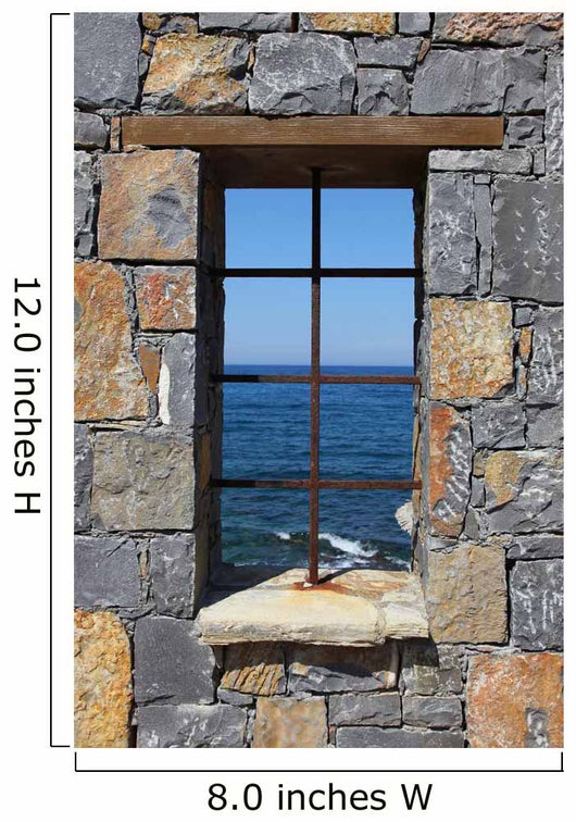 Window to Sea Wall Decal