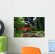 Red Bridge Japanese Garden Wall Decal