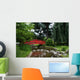 Red Bridge Japanese Garden Wall Decal