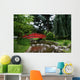 Red Bridge Japanese Garden Wall Decal