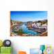 Old Town Ciutadella Port Wall Decal