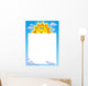 Frame with Cute Lurking Wall Decal