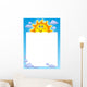 Frame with Cute Lurking Wall Decal