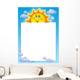 Frame with Cute Lurking Wall Decal