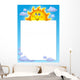 Frame with Cute Lurking Wall Decal