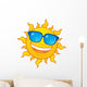Sun Wearing Sunglasses Wall Decal