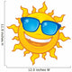 Sun Wearing Sunglasses Wall Decal