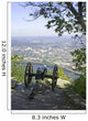 Civil War Canon Lookout Wall Decal