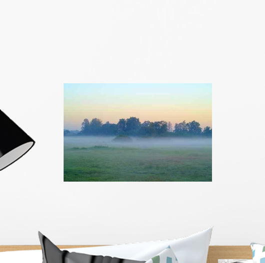 Fog over Meadows Wall Decal