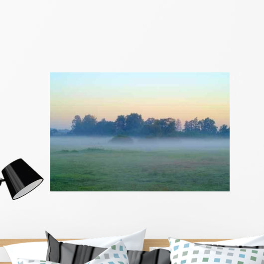 Fog over Meadows Wall Decal