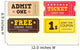 Movie Theater Tickets Wall Decal