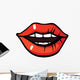 Pop Art Lips Wall Decal