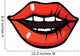 Pop Art Lips Wall Decal