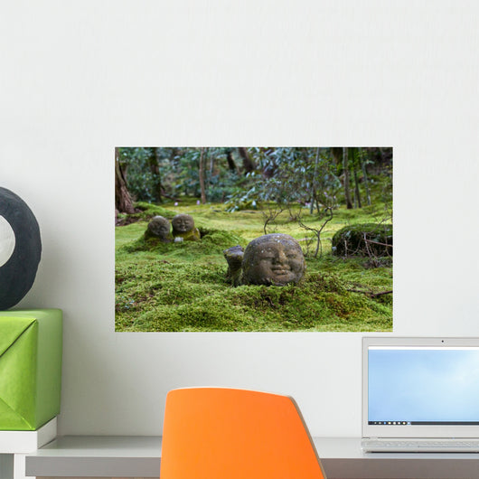 Stone Figure Sanzen-in Wall Decal