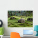 Stone Figure Sanzen-in Wall Decal
