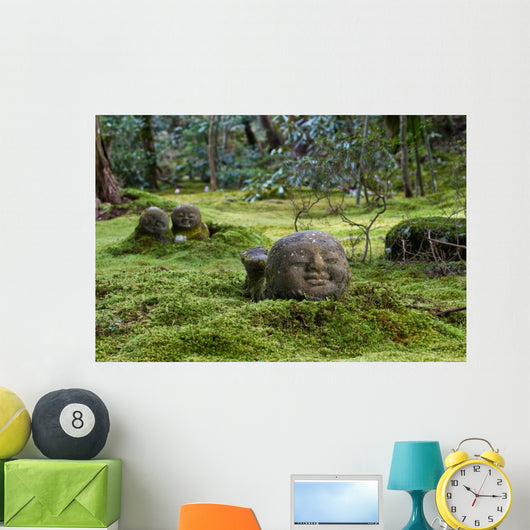 Stone Figure Sanzen-in Wall Decal