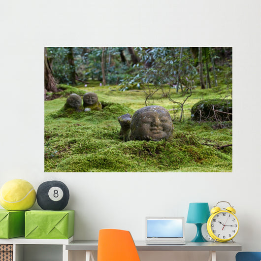 Stone Figure Sanzen-in Wall Decal