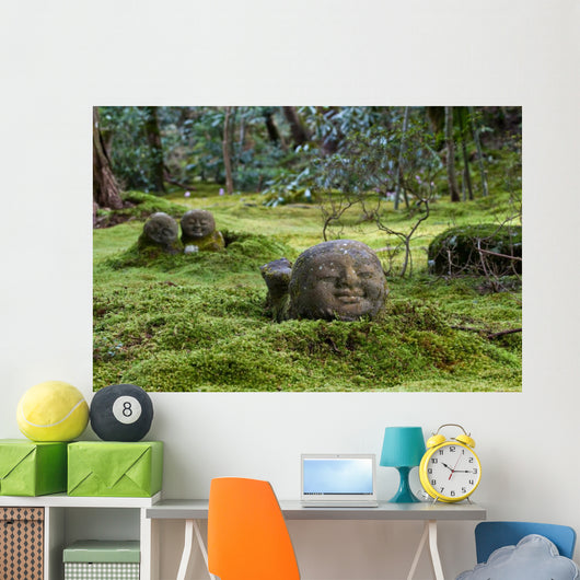 Stone Figure Sanzen-in Wall Decal