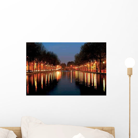 Reflection Canal Saint-martin Wall Decal