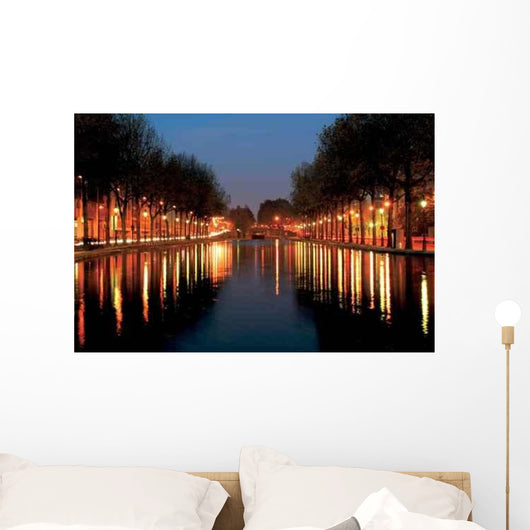 Reflection Canal Saint-martin Wall Decal