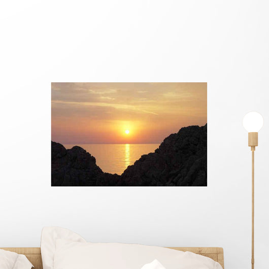 Sunset Island Capri Wall Decal