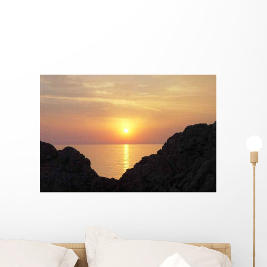 Sunset Island Capri Wall Decal