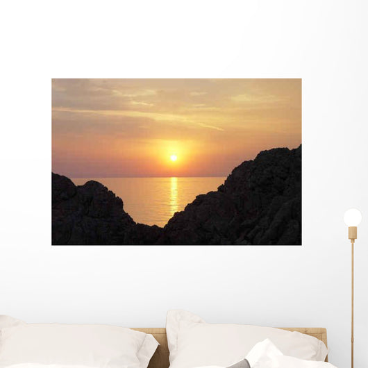 Sunset Island Capri Wall Decal