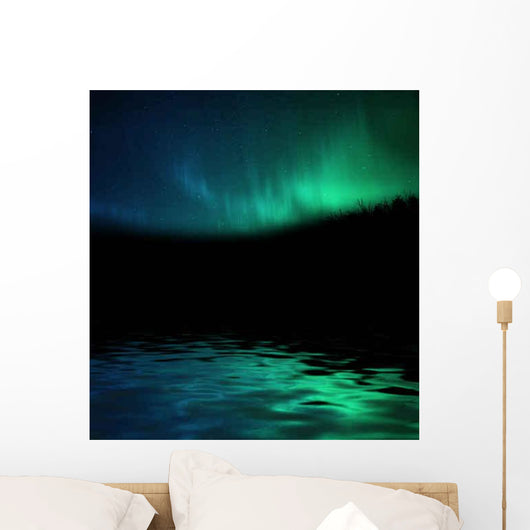 Aurora Boreale Riflessa Wall Decal