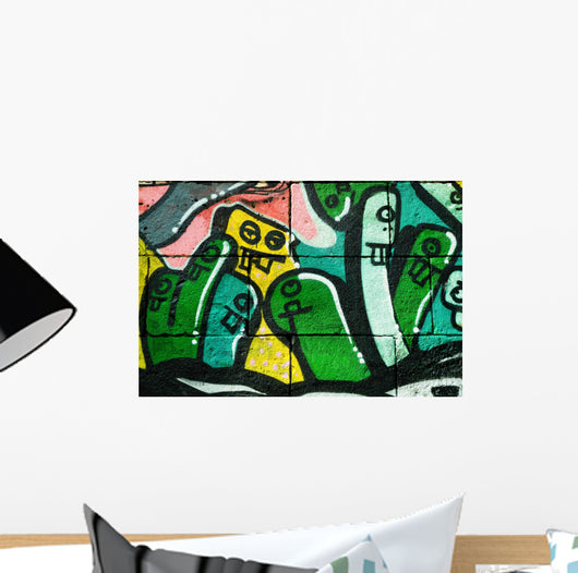 Graffiti Worm Wall Decal