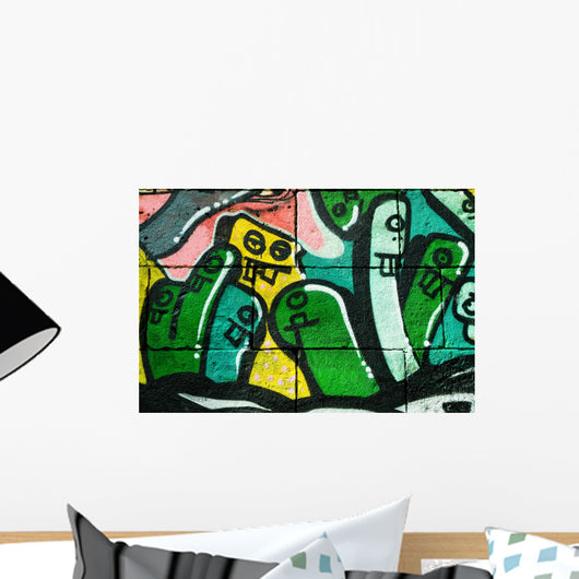 Graffiti Worm Wall Decal